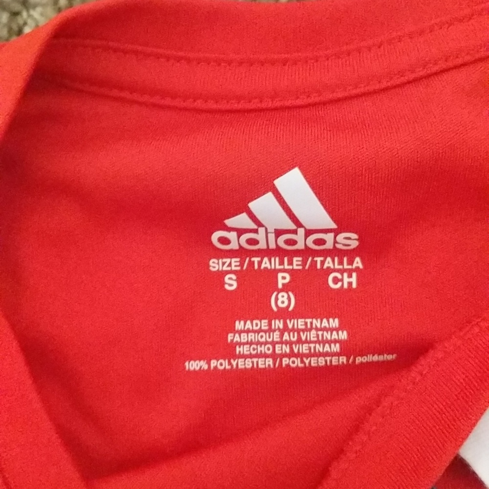 Adidas shirts pack of two, size youth small. - Picture 2 of 3